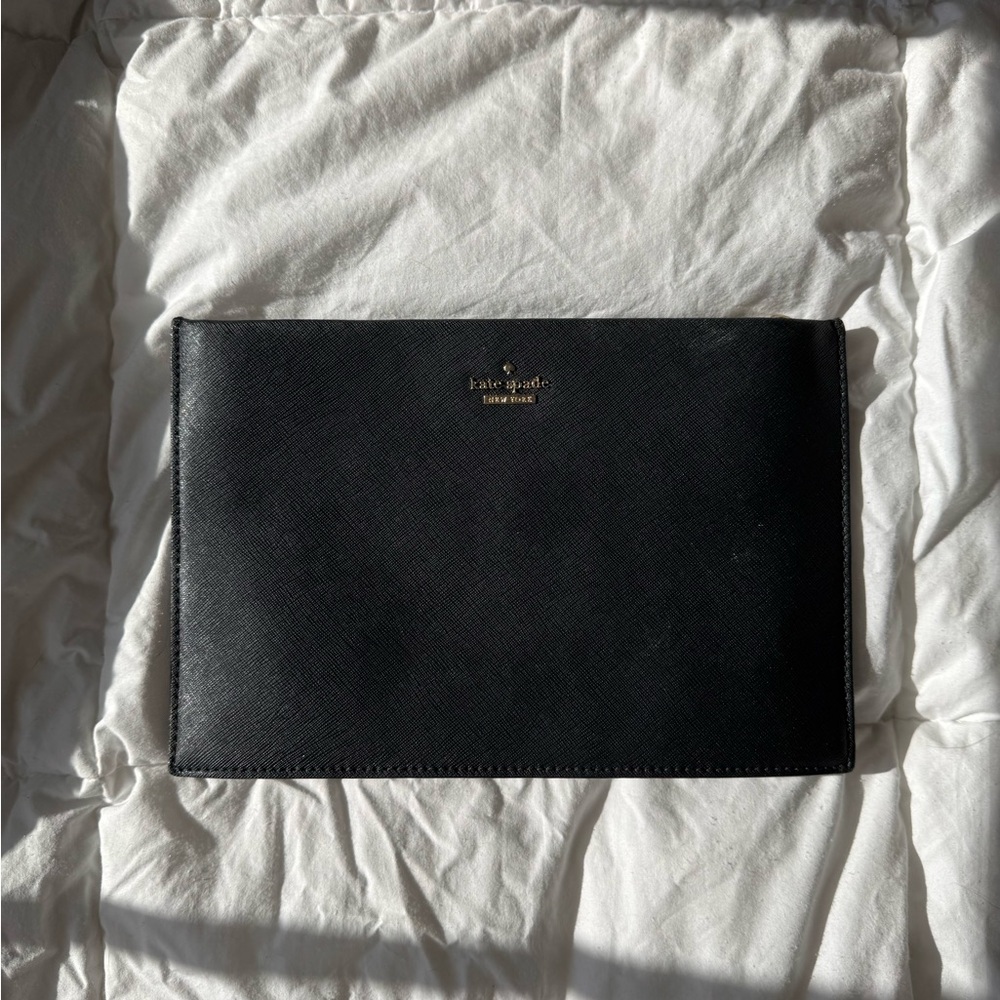 Kate Spade Black Leather Pouch